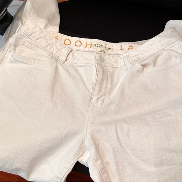 Kate Spade Fresh White Denim Stretch Capri New Size 30 Brooke Street - Picture 7 of 7